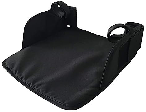 SUIOPPYUW Passeggino Poggiapiedi con Gancio Pedana in Tessuto Oxford Bambino Corrimano Piedini Montati Estensione Carrozzina 35x35 cm