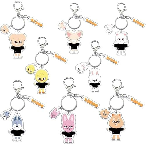 PYTRARTY Stry Schlüsselanhänger, 8 Stück, Stry Keychains | Schlüsselkette, Anhänger Fans, Merch Für Fans