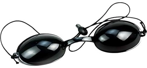 YzmrBdqc Gafas solarium, gafas de bronceado de seguridad, gafas de protección UV, parche duradero para los ojos, gafas de protección de luz, gafas de protección ocular de instrumentos de belleza, para