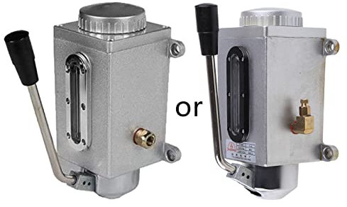 Manuelle Schmierölpumpe, 1 l, 4 mm, Doppelauslassanschluss, Öler, Handpumpe, Schmiermittel für Fräsen, Stanzen, Schneidemaschine