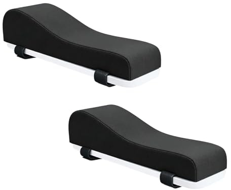 GREATRICH Reposabrazos Silla Oficina con Almohadilla de Espuma Viscoelástica, Juego de 2 Piezas para Alivio de la Presión en Codos, Compatible con Sillas de Oficina y Gaming, Office Products