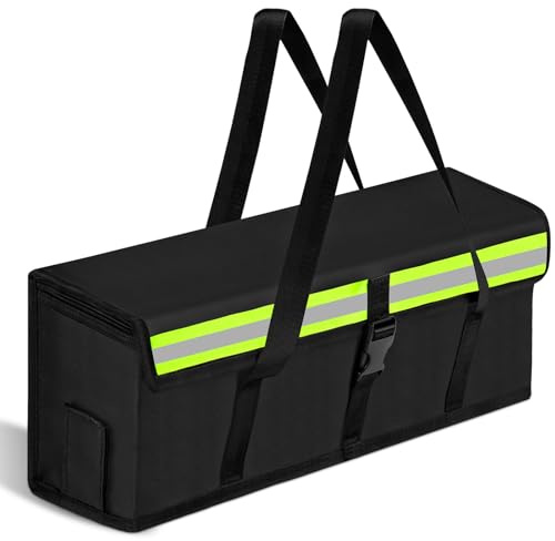 NUTKIT Lipo Battery Safe Bag, Fireproof Explosion-Proof lithium-battery safety Bag for Large Capacity Batteries, Foldable Easy to Carry, E-Bike Battery-bag for Charging Transport Storage (49x15x15cm)