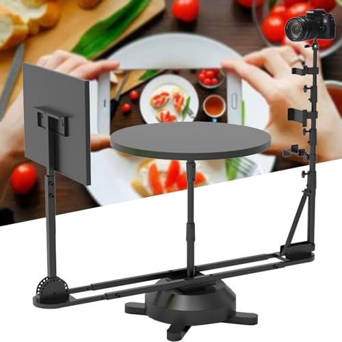 Manual Photography Turntable for 360-Degree Product Videos and Panoramic Photography