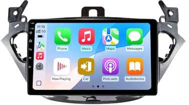 Autoradio Autoradio Lettore Radio per Opel Corsa E 2014-2019 9 Pollici Android 15 Lettore Multimediale per Auto Am Fm Commandes Au Volant Per, 4 core 2G+64G