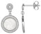 Ohrhänger - Sterlingsilber -Secret Circle silber