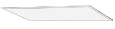 Lindby LED Panel Deckenleuchte ultra flach 120 x 30 cm, Deckenlampe Aluminium Kunststoff Büro Wohnzimmerlampe Küchenlampe Home Office