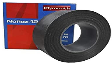 Nuñez- Plymouth 47527 Cinta Aislante, Negra, 19 mm x 10 m