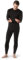 LAPASA Herren Innenfleece Thermounterwäsche Set, Thermounterhemd & Thermohosen Funktionsunterwäsche M24, Schwarz (Extra warm), XXL
