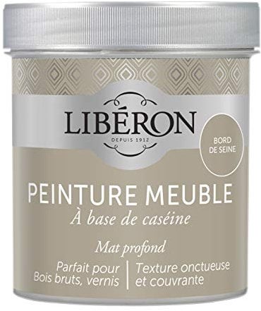 Libéron Peinture meuble à base de caséine, Bord de Seine 500 ML