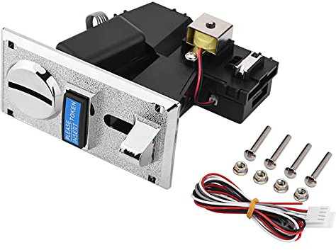 Smart Coin Acceptor, Multi-Funktion Multi-Coin Game Spielautomat Unterstützung 6 verschiedene Münzen, Multi-Coin Smart Coin Slot