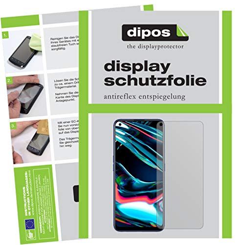 dipos 5x Protector de Pantalla mate para Oppo Realme 7 Pro | Antirreflejos, anti-reflectante, ajuste perfecto, antiarañazos, sin burbujas, compatible con huellas dactilares, autoadhesivo