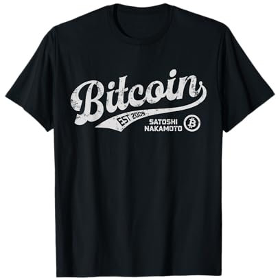 Bitcoin Logo BTC Crypto Currency Traders Blockchain Miners T-Shirt