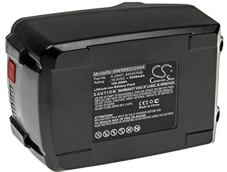 vhbw Akku kompatibel mit Haaga ROCAM 4 Plus, RO DD60, RO FL180, RO ID400, ROMAX 4000 Elektrowerkzeug (6000mAh Li-Ion 18 V)