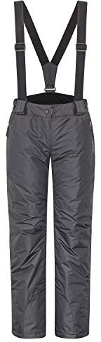icefeld Damen Winterhose/Thermohose/Schneehose PFC frei anthrazit/grau in M