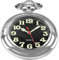 Tiong Silber Glänzende arabische Ziffern Herren Quarz Taschenuhr Taschenuhr Geschenk Quarz Uhrwerk für Männer mit Kette - Schwarz, Mb-cfj018…