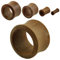 3-25 mm Ohr Piercing Flesh Tunnel Holz Teak Braun Wood Nature Organic Plug 3 mm