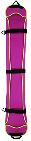 Skitasche Skifahren Snowboardtasche 135-155 cm Kratzfeste Monoboardplatte Halbabdeckung Schutzhülle Dumpling Skin Skiboardtasche Bringen Sie Skiausrüstung (Color : Pink, Size : L)