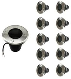 Spot LED Extérieur Encastrable pour Ampoule GU10 (Pack de 10) - SILAMP