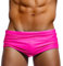 UXH Boxer de bain pour homme - Short de plage - Boxer de surf extensible, rose, Medium