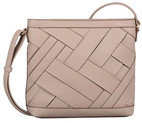 Gabor bags Frida Damen Shopper Umhängetasche Reißverschluss Groß Beige