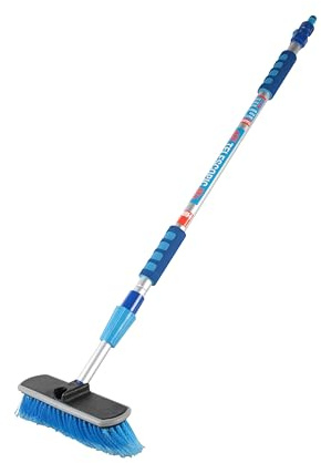 Hilka 84992001 1.6m Extending Wash Brush, Blue