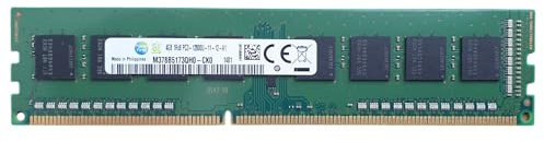 DDR3 4 Go 1600 MHz PC3-12800U (utilisé) sans ECC, sans tampon CL9 1Rx8 UDIMM Module de mise à jour de mémoire pour PC de bureau