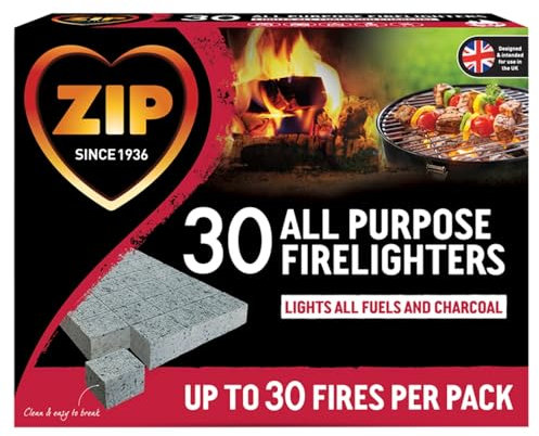Zip All Purpose Firelighters - Wood - Unflavored - Block - Firelighter
