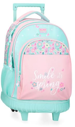 Roll Road Spring Dream Schulrucksack, anpassbar an Trolley, mehrfarbig, 27 x 33 x 11 cm, Polyester, bunt, 27x33x11 cms, Schulrucksack, anpassbar an Trolley