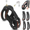 BDSMJOY 7.0 Cobra Peniskäfig Keuschheitskäfig Herren,3D Chastity Cage mit Super-Unsichtbar Schloss & 4 Arc Penis Ring Hodenringe,Keuschheitsgürtel Cock Cage Penis Käfig (7.0, L)