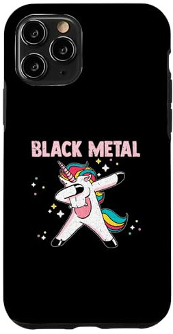 Hülle für iPhone 11 Pro Black Metal & Death Metal Headbanger Rock Schwere Musik