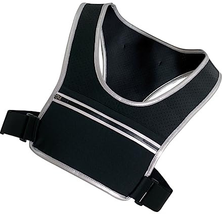 MUSISALY Weste Sport Brusttasche Nachtlaufweste Laufweste für die Nacht reflektorstreifen reflektorweste Damenweste Reflektierende Laufweste Laufende reflektierende Kleidung Atmungsaktiv