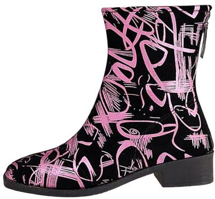 Stivali Gomma Stivali Donna Estivi Aperti in Punta Creeper Shoes Stivaletti da Neve Donna Stivali Equitazione Donna Stivali Alti Donna sotto Il Ginocchio Stivali Estivi Donna