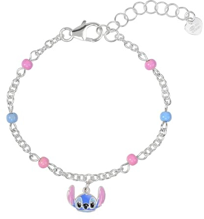 925 Sterling Silber Armband Stich Rosa Blau One Size Sterling Silber Kein Edelstein