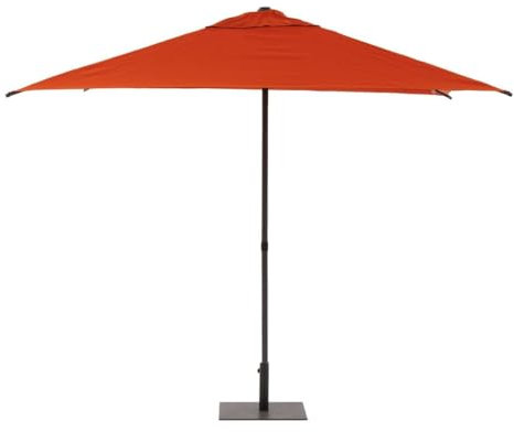 Hespéride - Parasol Droit carré SOYA Ambre 2,5 x 2,5m en Acier et Polyester