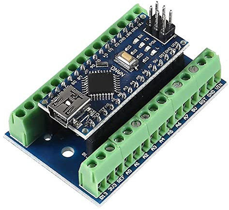 DUBEUYEW Nano Welded Module CH340 Chip 5V 16MHz Nano Board for Arduino with Mini USB Micro and Nano Terminal Adapter Shield Expansion Board