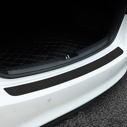 Ladekantenschutz Kofferraum für Seat Ateca 2020-2024 Zubehör, Carbon Folie Stoßstangenschutz Heck Rear Bumper Aufkleber Einstiegsleisten Schutz,104 * 9