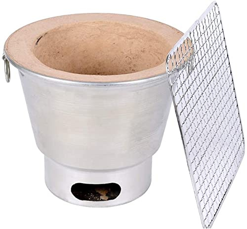 Kompakter Holzkohlegrill – traditioneller Tandoor für japanisches und koreanisches Grillen, perfekt für den privaten und gewerblichen Gebrauch, tragbares Kochen im Freien, Typ A, Farboption