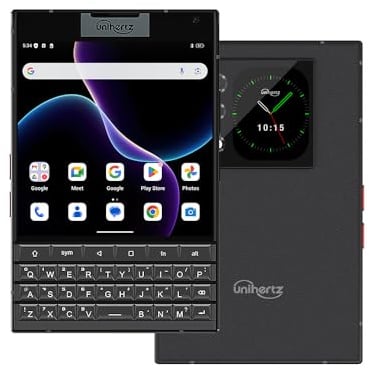 Unihertz Titan 2 L'Ultimo Smartphone 5G con Tastiera Fisica QWERTY Android 15 NFC OTG 12 GB RAM + 512 GB ROM Nero (Senza Caricatore)