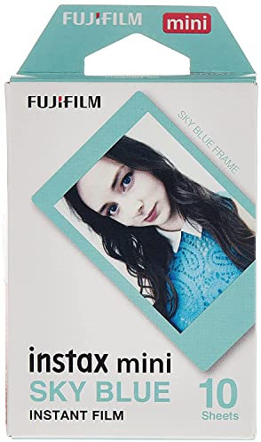 Fujifilm instax 16537055 Mini Color Frame Développement instantané Bleu