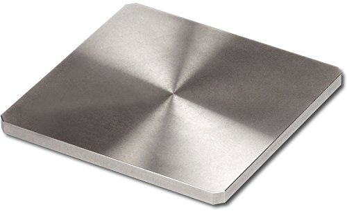 Glas-Adapter für Barkonsole CAPRI schräg | Edelstahl | 65x65 mm | 1 Stück