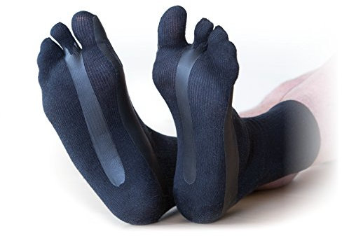 COMPRESSANA TAPE SOX - Hammerzeh Korrektur-Socken mit eingearbeiteten Tapes für den zweiten Zeh - wirksam bei Hammerzehe, Krallenzeh, hallux malleus, digitus malleus - 1 Paar