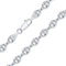 PLANETYS - Hohl Kaffeebohne Bohnenkette 925 Sterling Silber Rhodiniert Kette - Halskette - 5.6 mm Breite Längen 60 cm