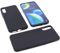 foto-kontor Hülle kompatibel mit Wiko View 4 Lite Tasche Gummi TPU Schutz Handytasche schwarz