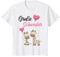 Kinder Große Schwester 2025 Giraffen Mädchen T-Shirt