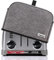 4 Slice Toaster Cover with Pockets & Top Handle,Small Appliance Toaster Dust Cover , Machine Washable(Grey)