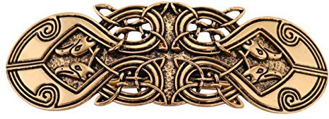 KKJOY Vintage Metall Haarspange Gold, Keltische Knoten Haarklammer Groß, Raben Haarnadeln, Gothic Haarspangen Damen, Braut Haarschmuck Hochzeit, Bananenspange für Frauen und Mädchen
