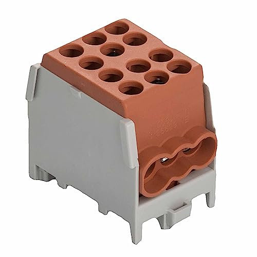 Pollmann HLAK 25-1/4 M2 - Morsetto di derivazione principale, colore: Marrone