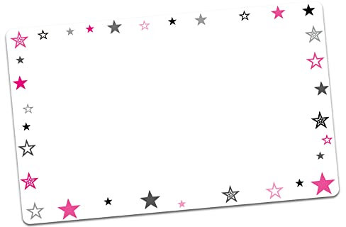 Displayschutz Aufkleber kompatibel mit Küchenmaschine Thermomix TM6 Design Sticker Klebefolie Zubehör Küchengerät wasserfest selbstklebend R183 (02 Sterne Bunt)