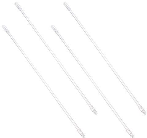 Vosarea Set mit 4 Wendestäben für Vertikale Jalousien 17 Zoll Jalousienstangen Aus Kunststoff Einfaches Ziehen für Jalousien Keine Sichtbehinderung