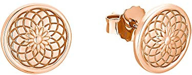 s.Oliver 2034197 Damen Ohrstecker Sterling-Silber 925 Rose